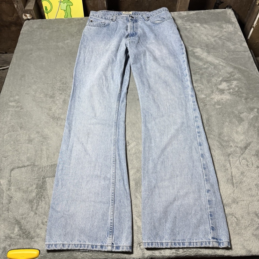VTG 90s St Johns Bay Womens Light Wash‎ Bootcut Jeans Size 10 Western Indie Boho